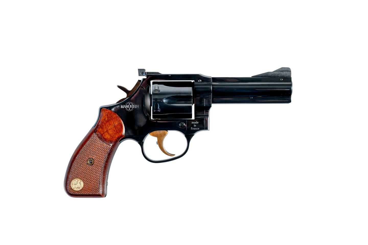 MR73 Gendarmerie 4 pouces et poign&eacute;e petit mod&egrave;le droite