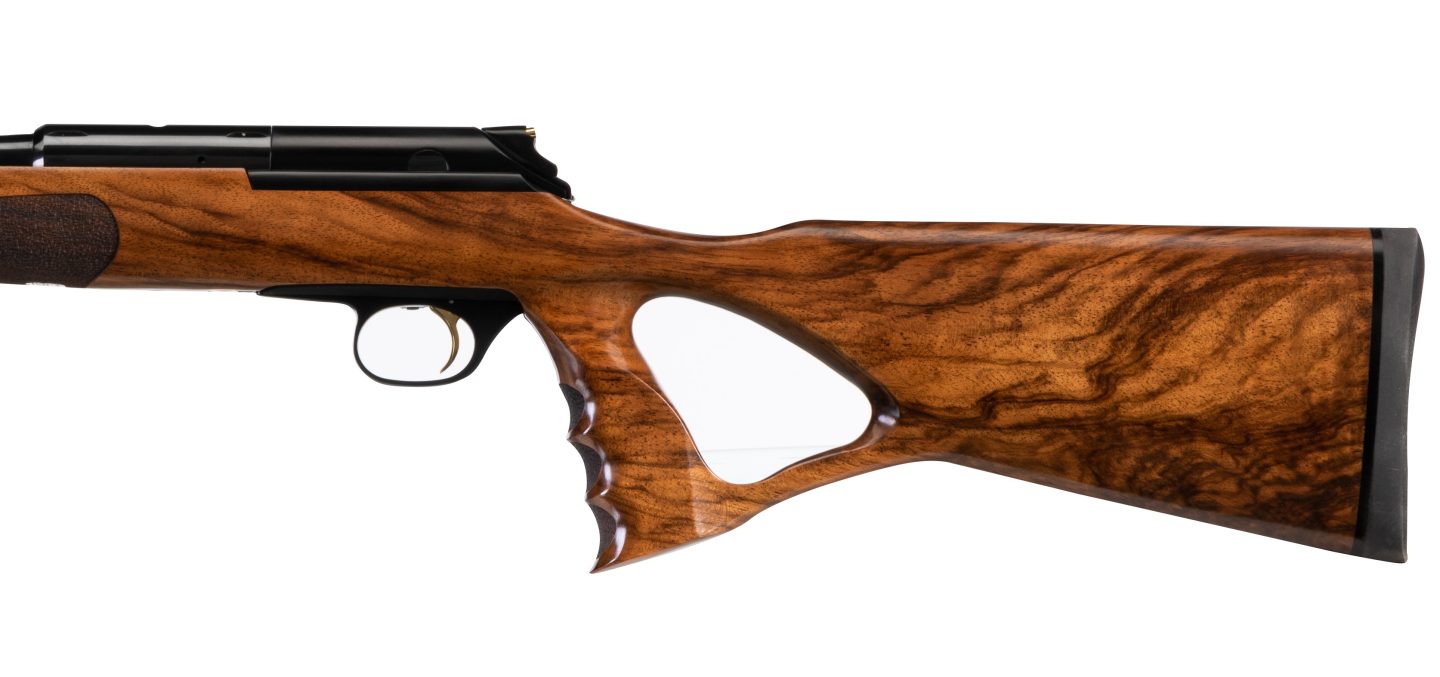 Rols performance crosse bois pouce vg Gros Plan poign&eacute;e