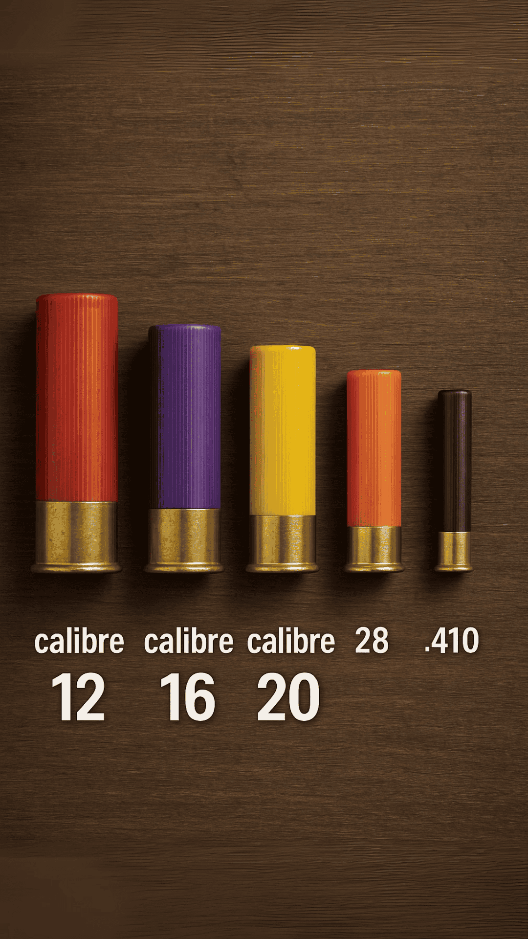 comparatif calibre fusil de chasse