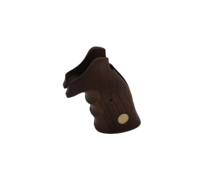 Poignée revolver MR73 sport bois avec médaillon Manurhin