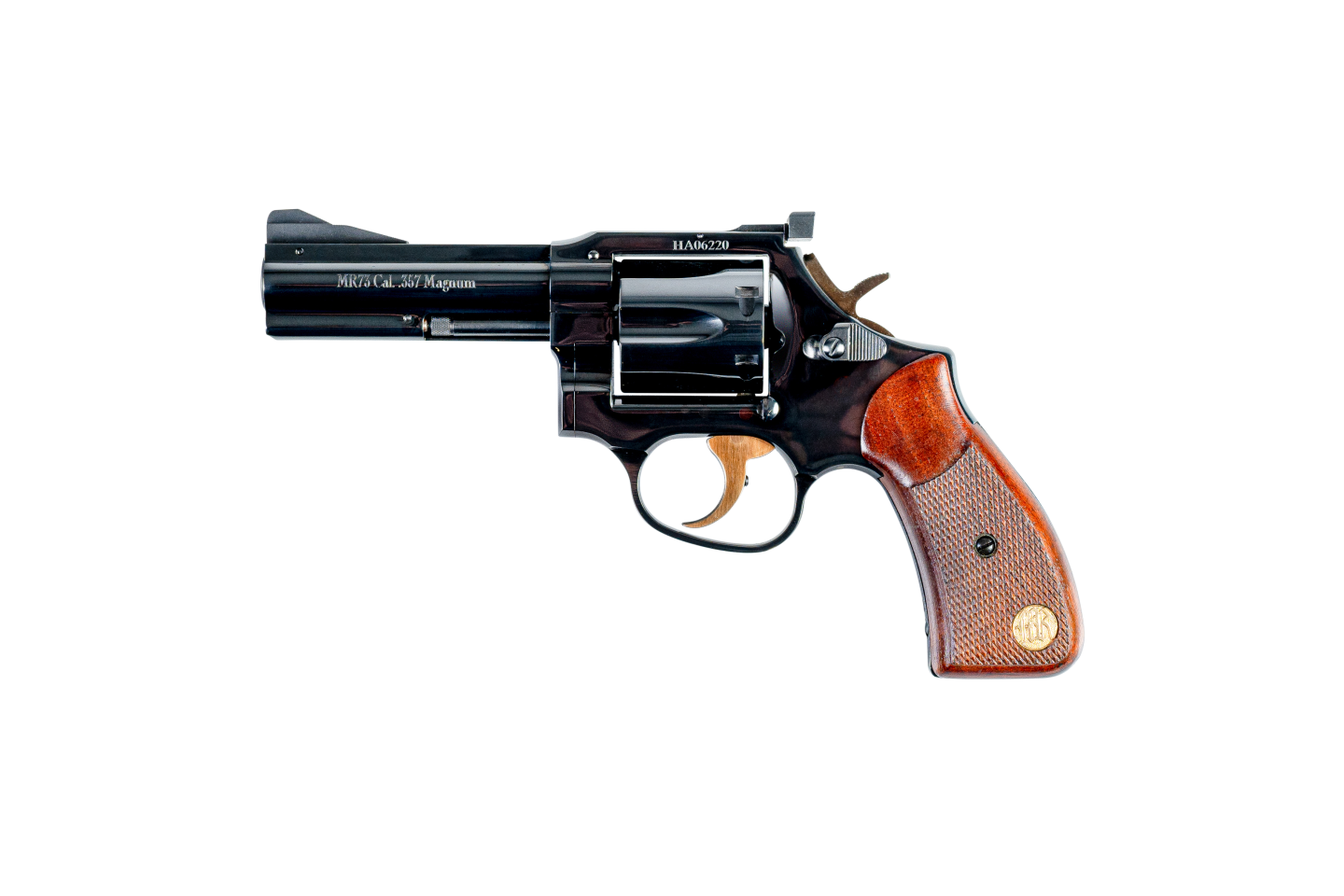 MR73 Gendarmerie 4 pouces et poign&eacute;e petit mod&egrave;le gauche